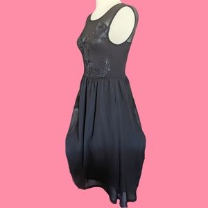 H&M high low mesh dress